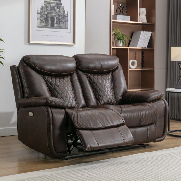 Living spaces loveseat online recliner